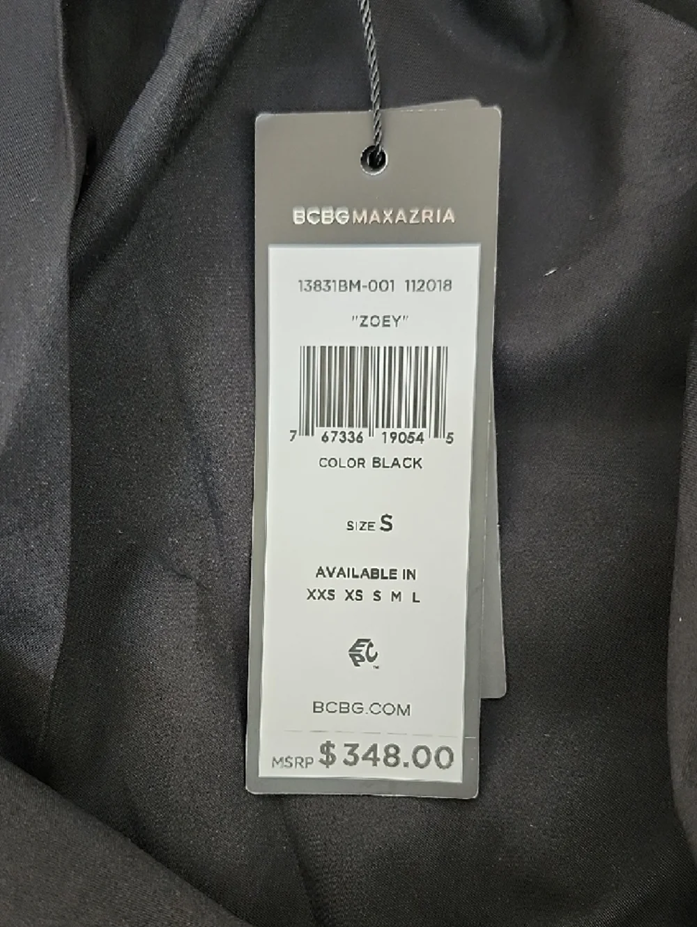 NEW - BCBGMaxAzria "Zoey" Black Ostrich Feather Jacket - Picture 10 of 13